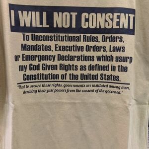 I Will Not consent T-shirt